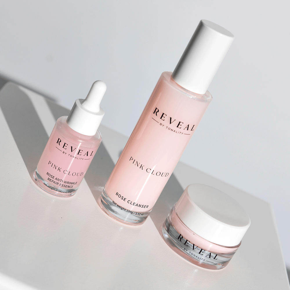 Reveal Pink Cloud Skincare Collection