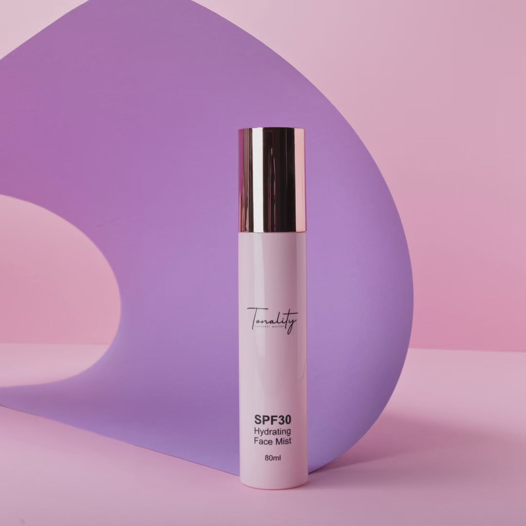 Load video: SETTING SPRAY, HYDRATING MIST, SPF30