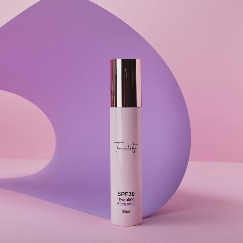SETTING SPRAY, HYDRATING MIST, SPF30