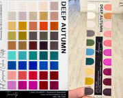 Deep Autumn Colour Board Set