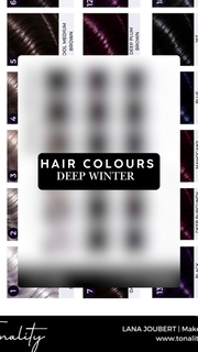 Tonality Hair Colour Board - Deep Winter