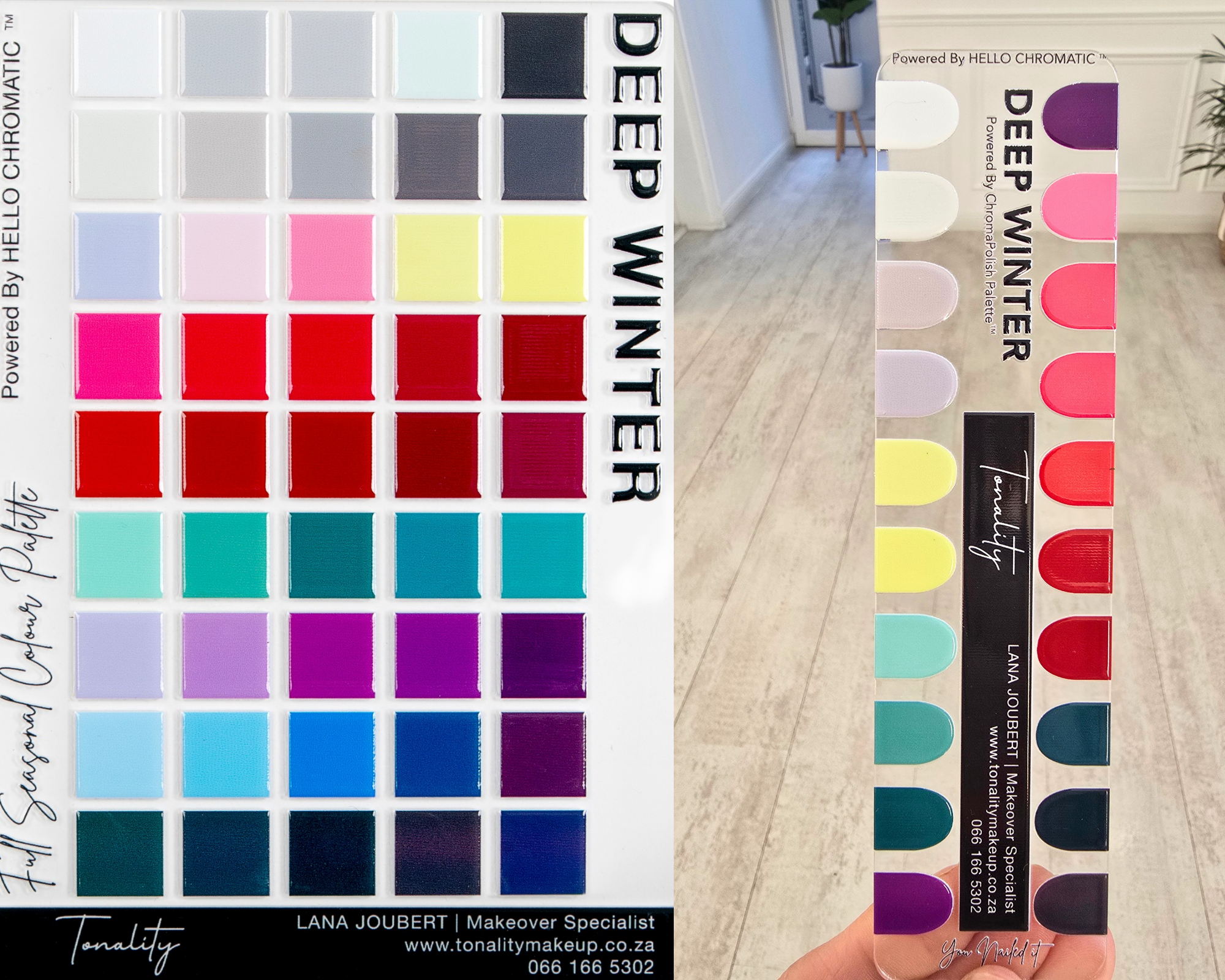 Deep Winter Colour Board Set