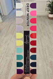 You Nailed It - Deep Winter Colour Board