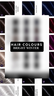 Tonality Haircolour Board - Bright Winter