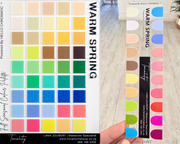 Warm Spring Colour Board Set