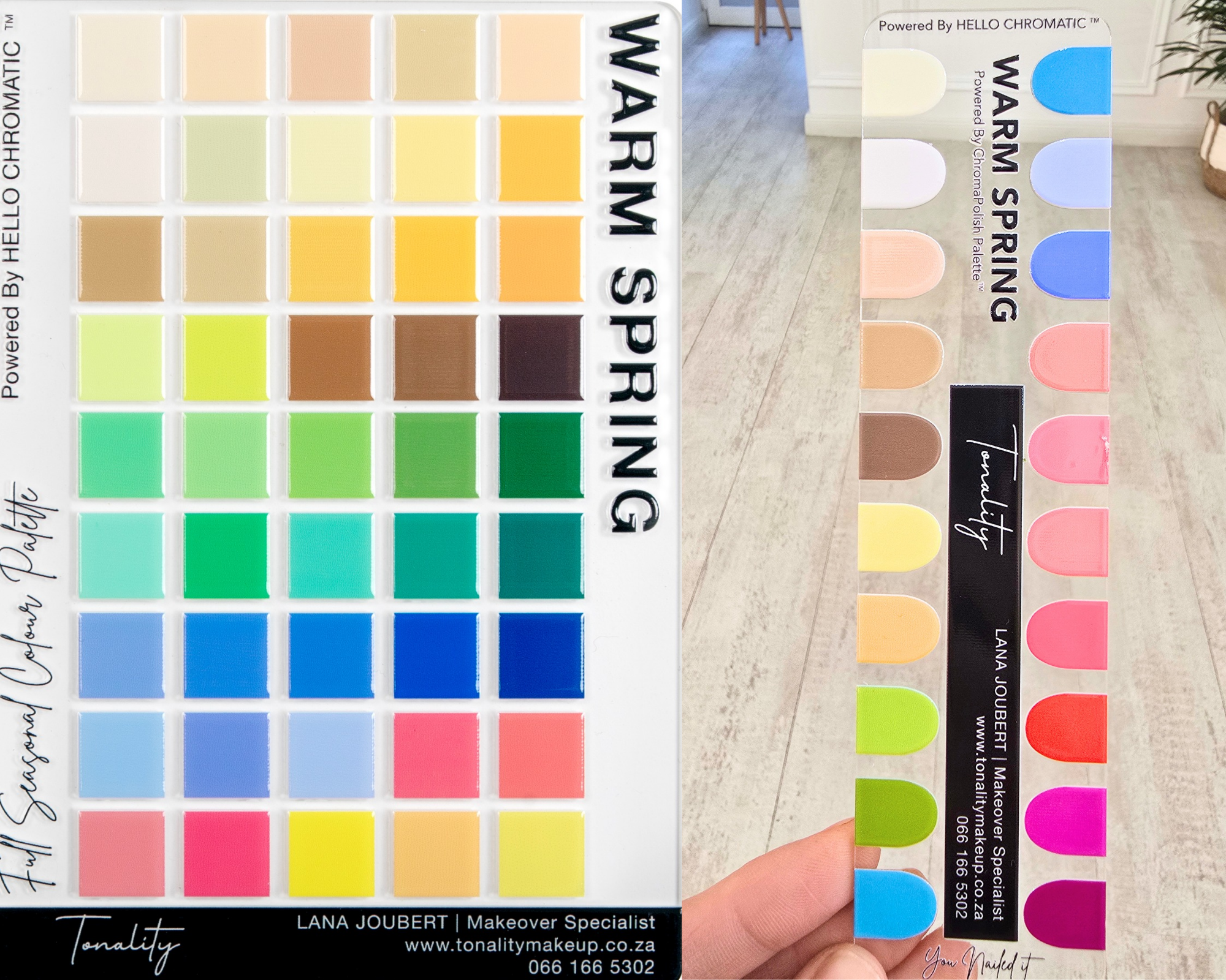 Warm Spring Colour Board Set