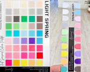 Light Spring Colour Board Set