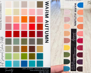 Warm Autumn Colour Board Set