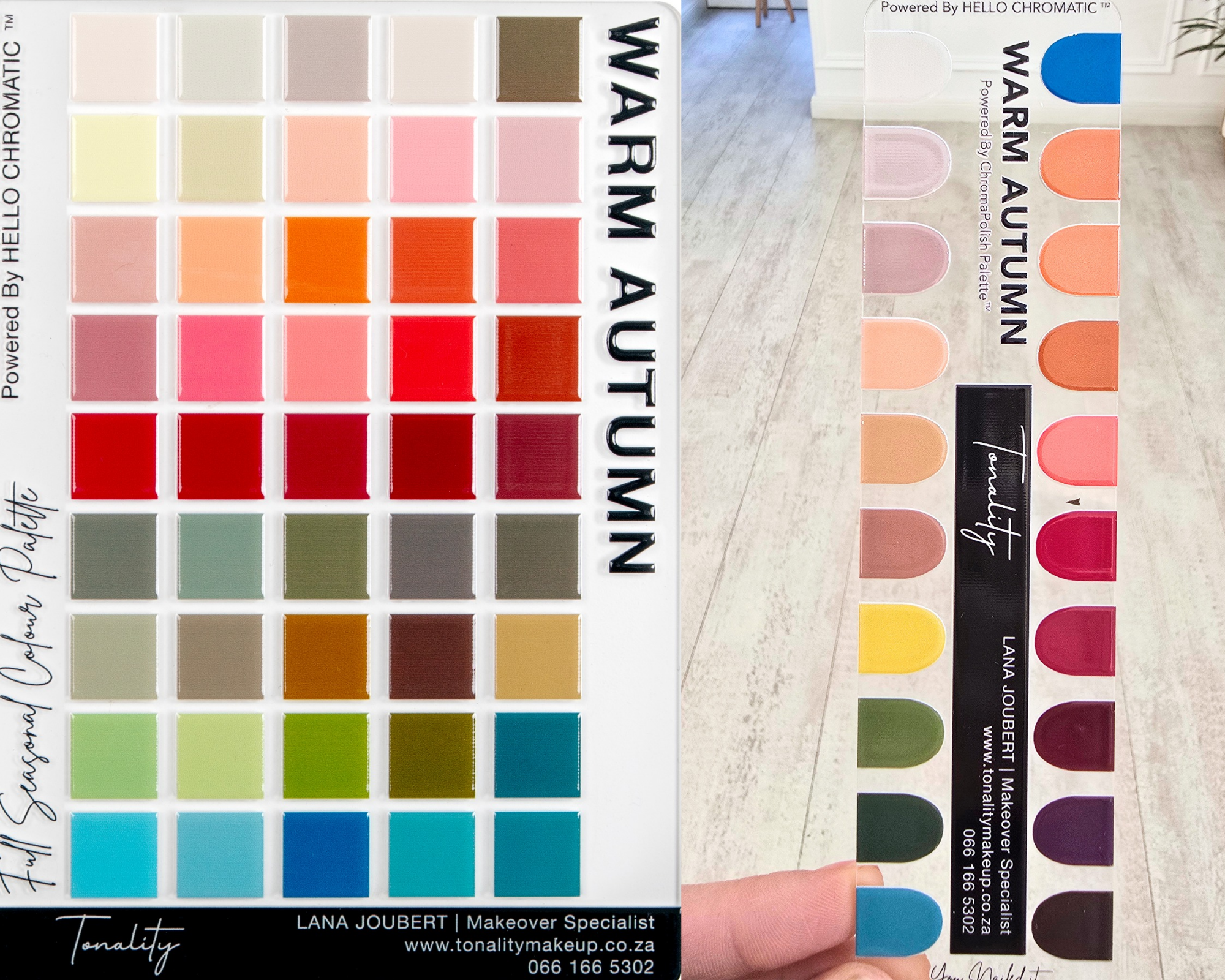 Warm Autumn Colour Board Set
