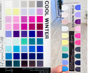 Cool Winter Colour Board Set