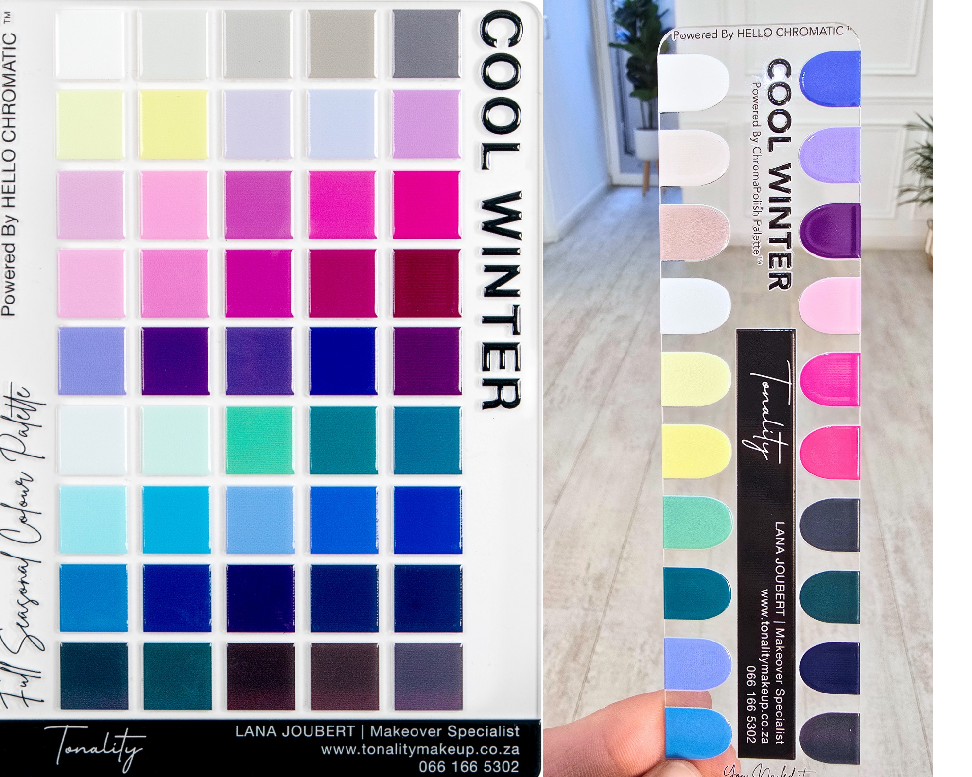 Cool Winter Colour Board Set