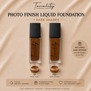 Photo Finish Foundation - Tester Set - Dark Skintone
