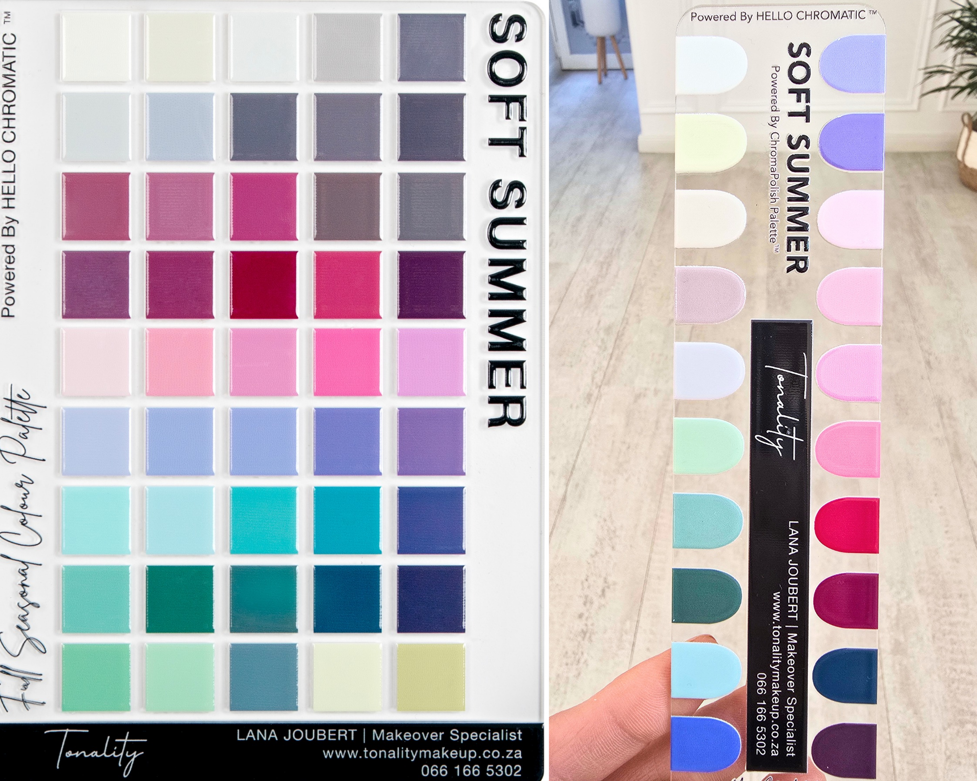 Soft Summer Colour Board Set