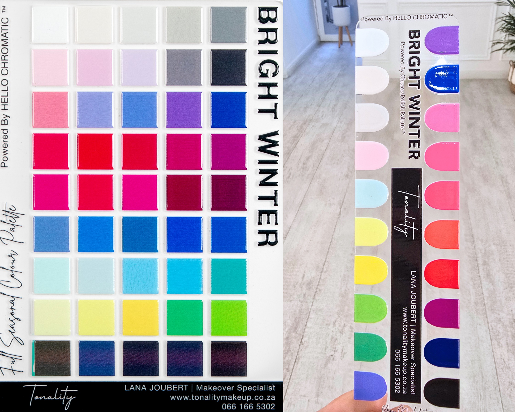 Bright Winter Colour Board Set